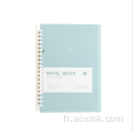 Hot Selling Line A5 / B5 Spiral Notebook Journal Notebook Bobine-bobine
